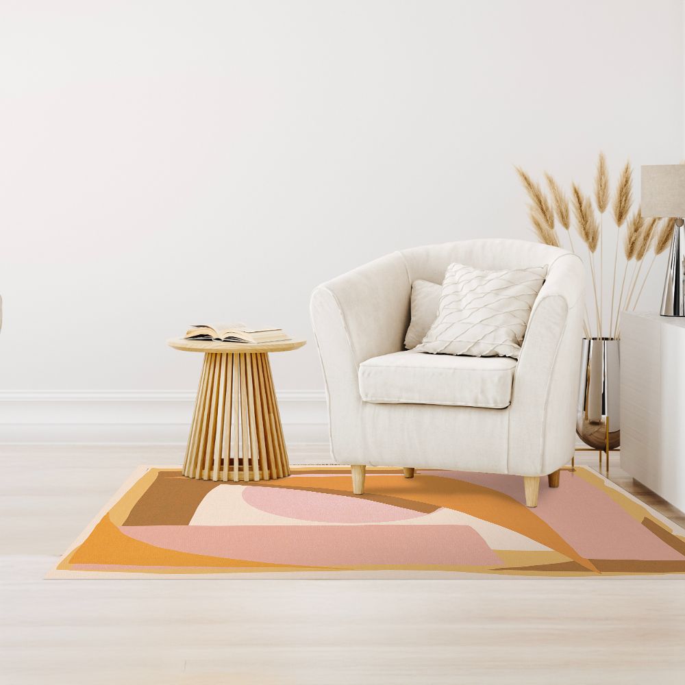 Tapis n°202 Formes organiques douces