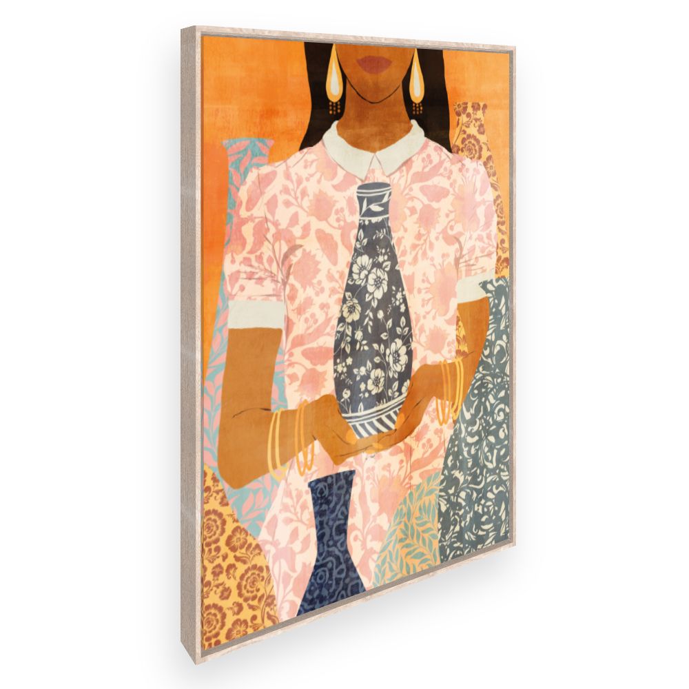 Toile Élégance florale vibrante