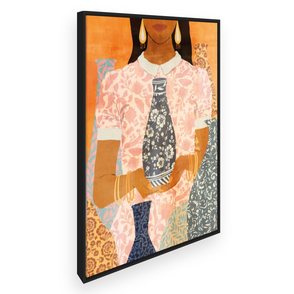 Toile Élégance florale vibrante