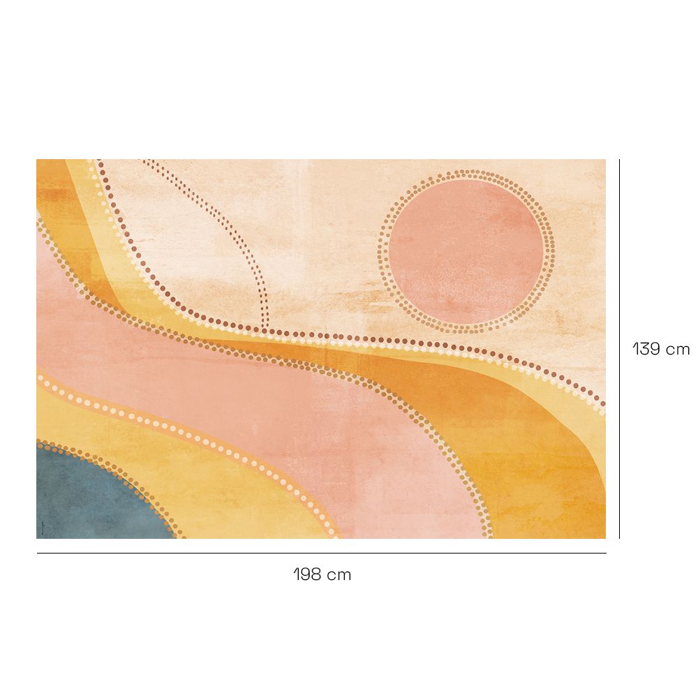 Tapis n°203 Motifs ondulés élégants
