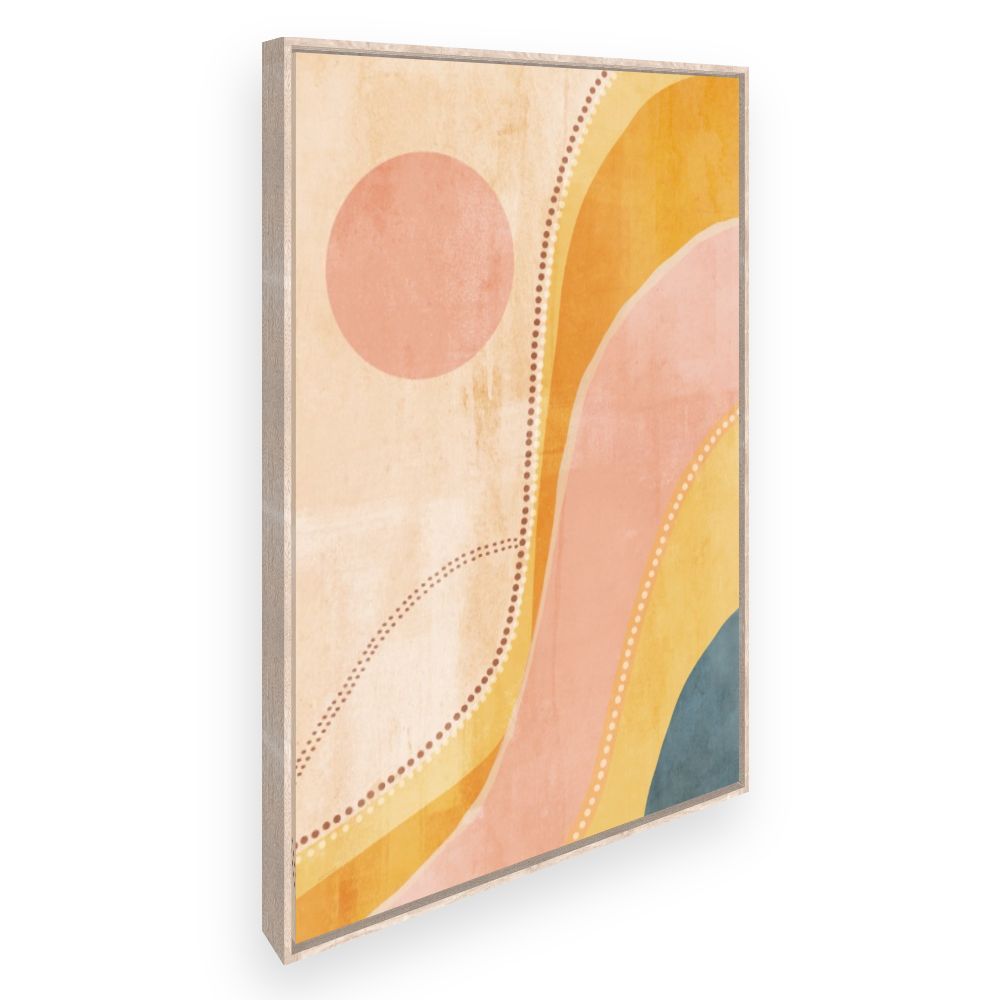 Toile Ondulations rétro