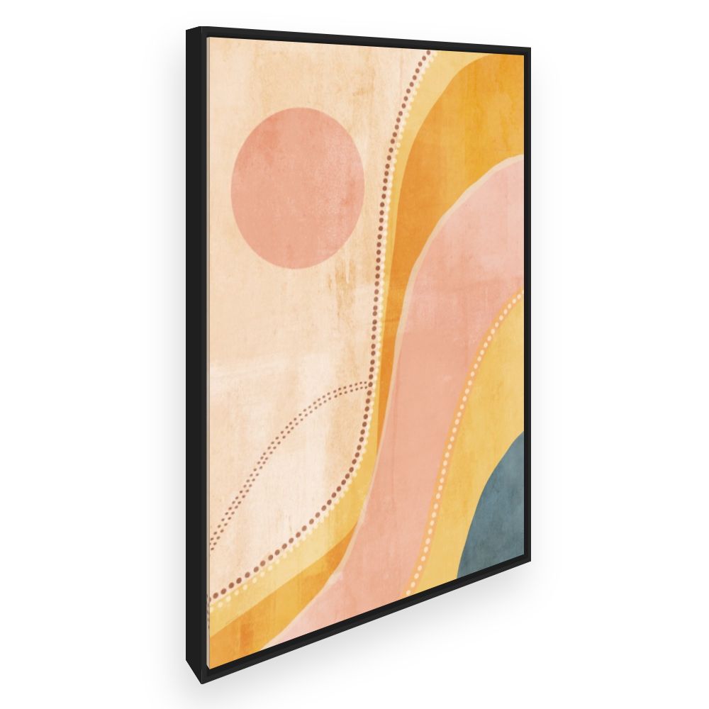 Toile Ondulations rétro