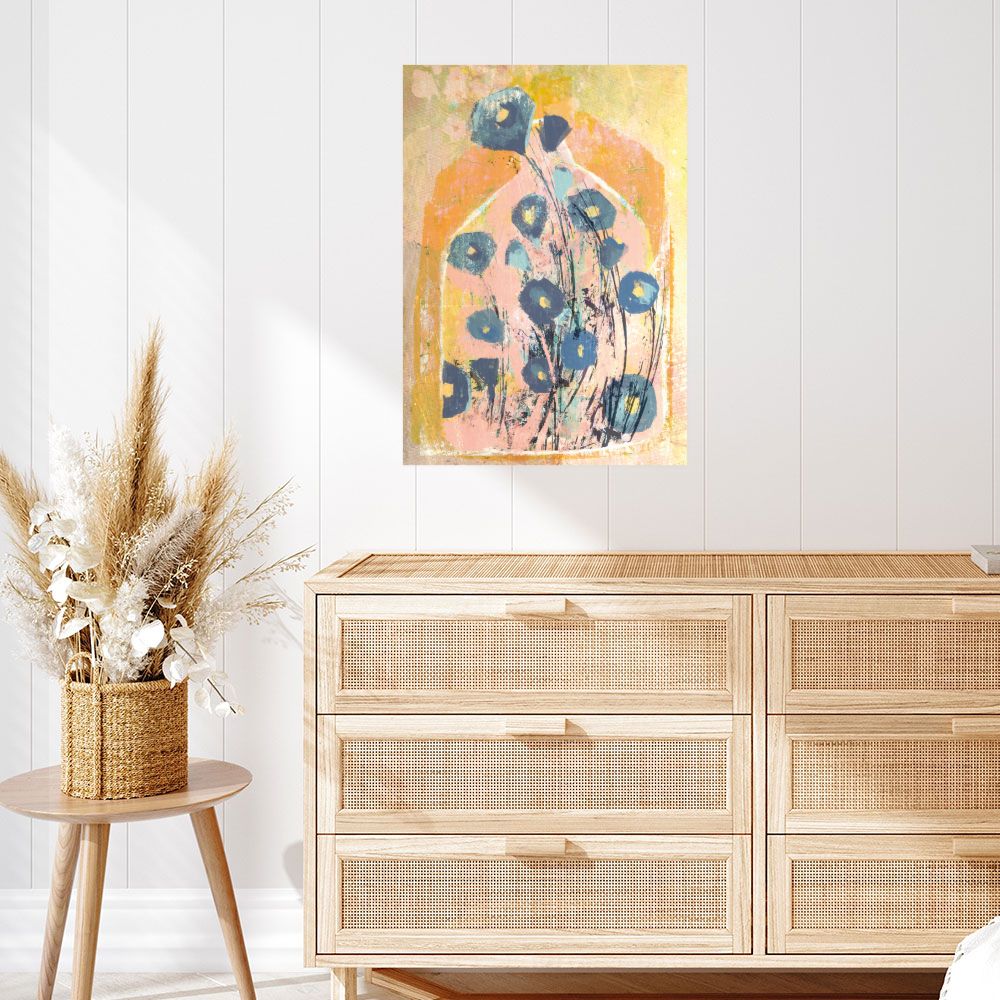 Affiche Fleurs abstraites