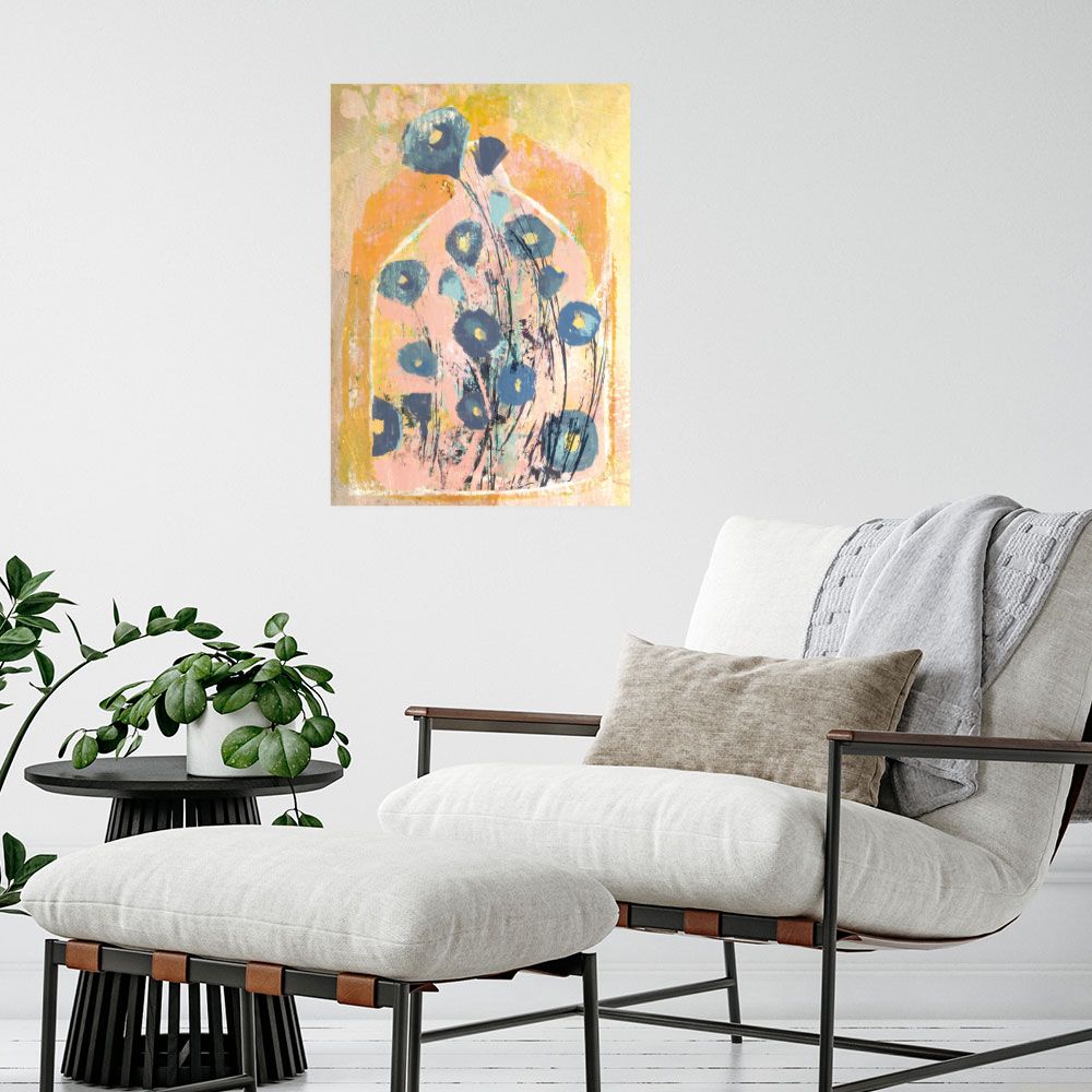 Affiche Fleurs abstraites