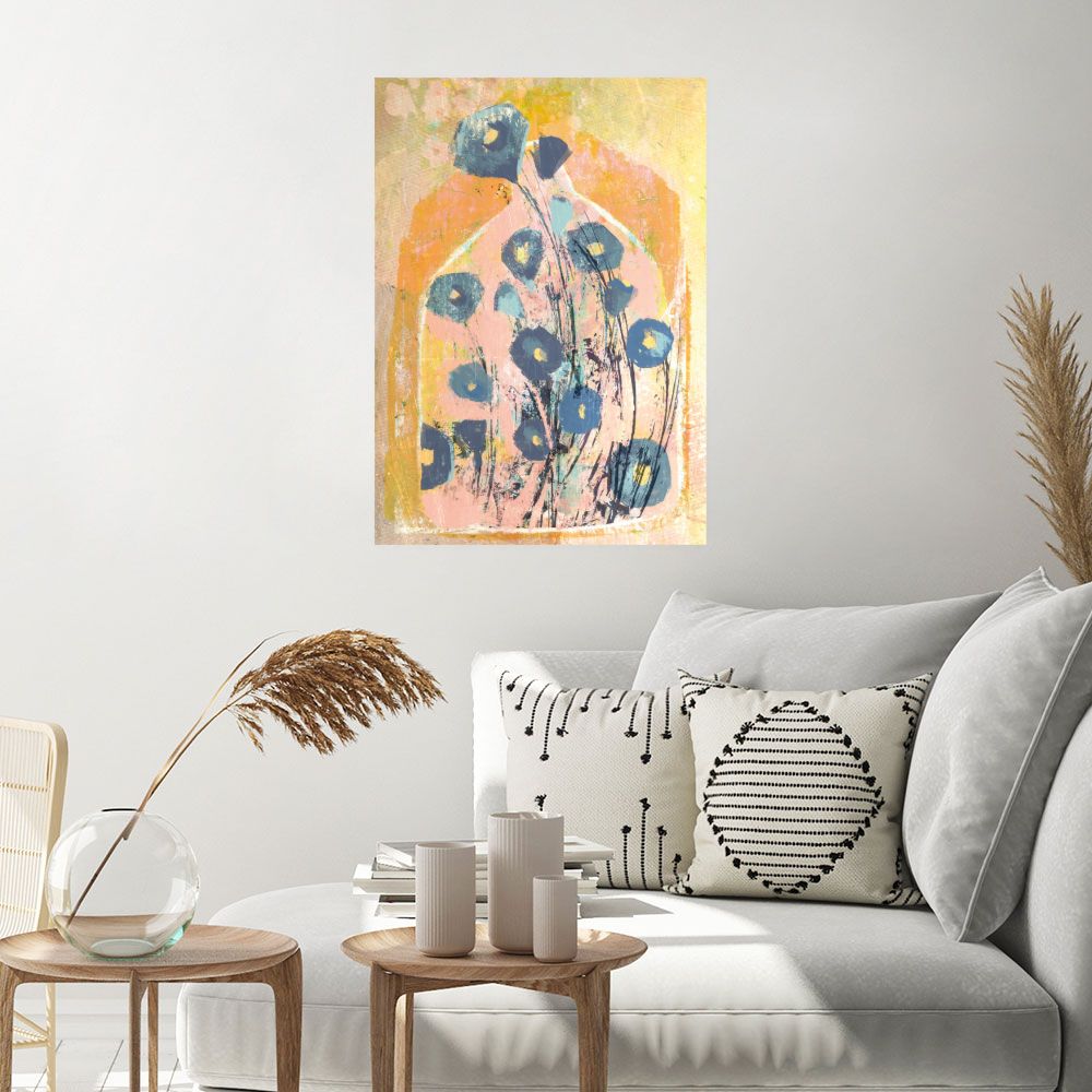 Affiche Fleurs abstraites