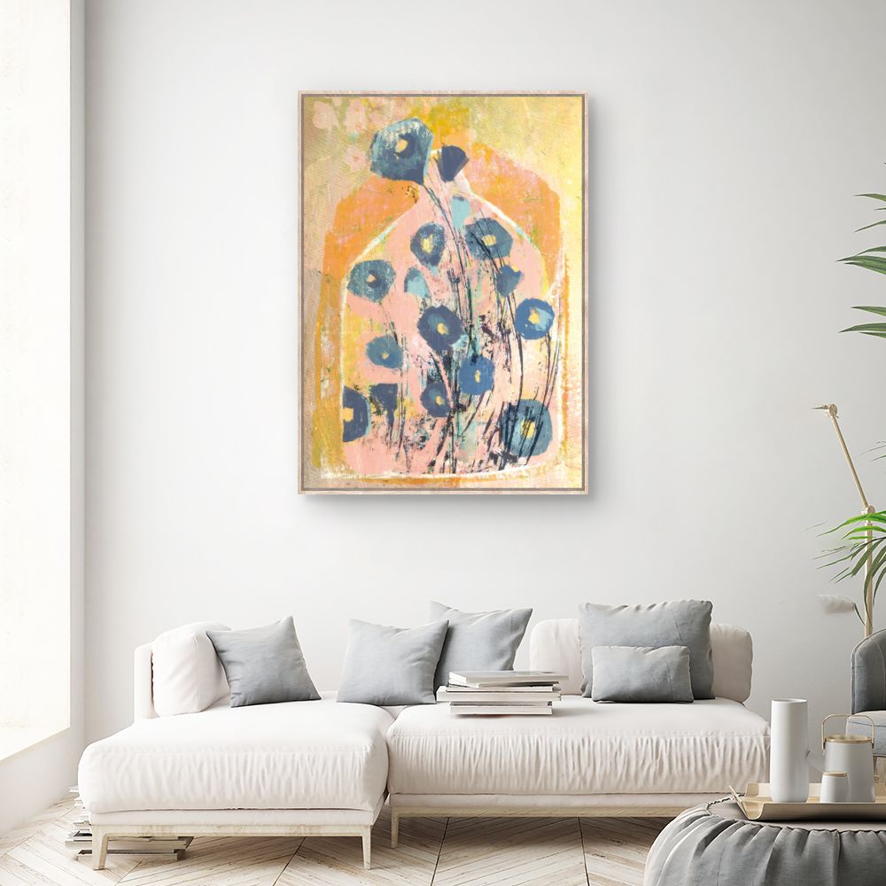 Tableau Fleurs abstraites