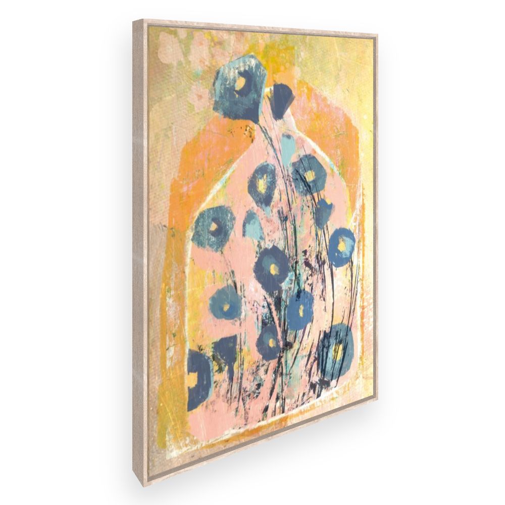 Toile Fleurs abstraites