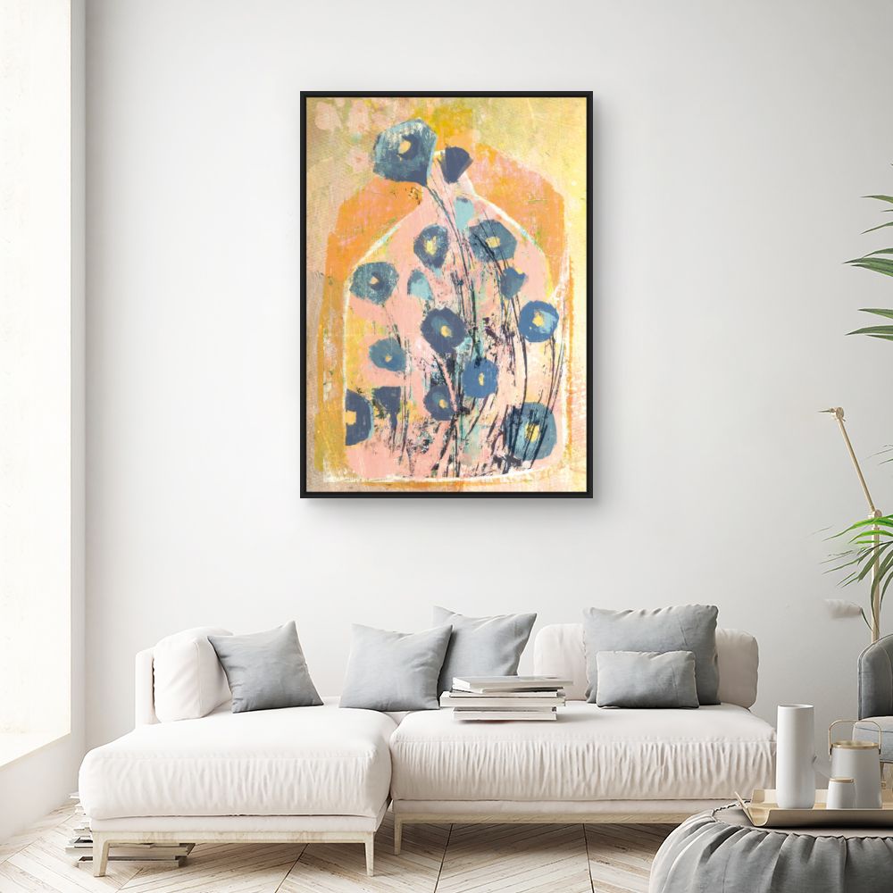 Tableau Fleurs abstraites