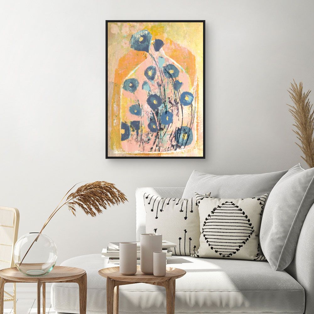 Tableau Fleurs abstraites