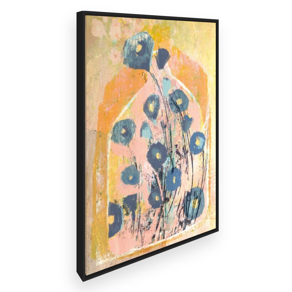 Toile Fleurs abstraites