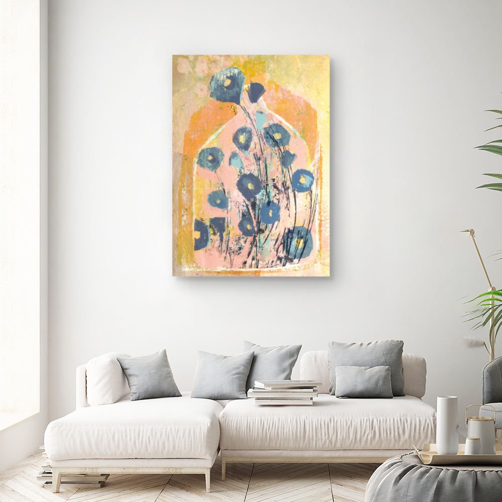 Tableau Fleurs abstraites