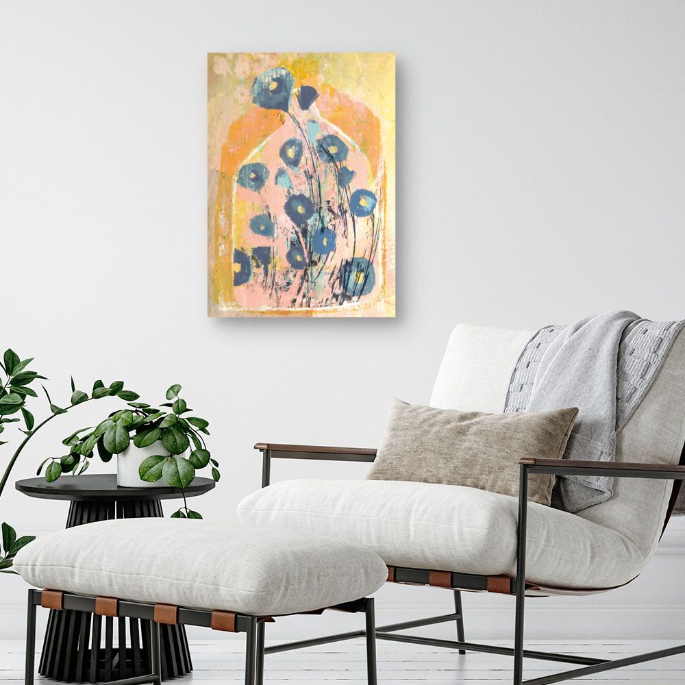 Tableau Fleurs abstraites