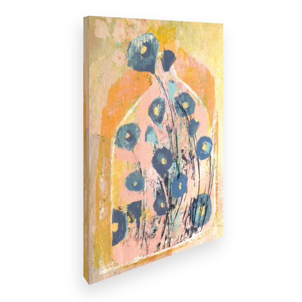 Toile Fleurs abstraites