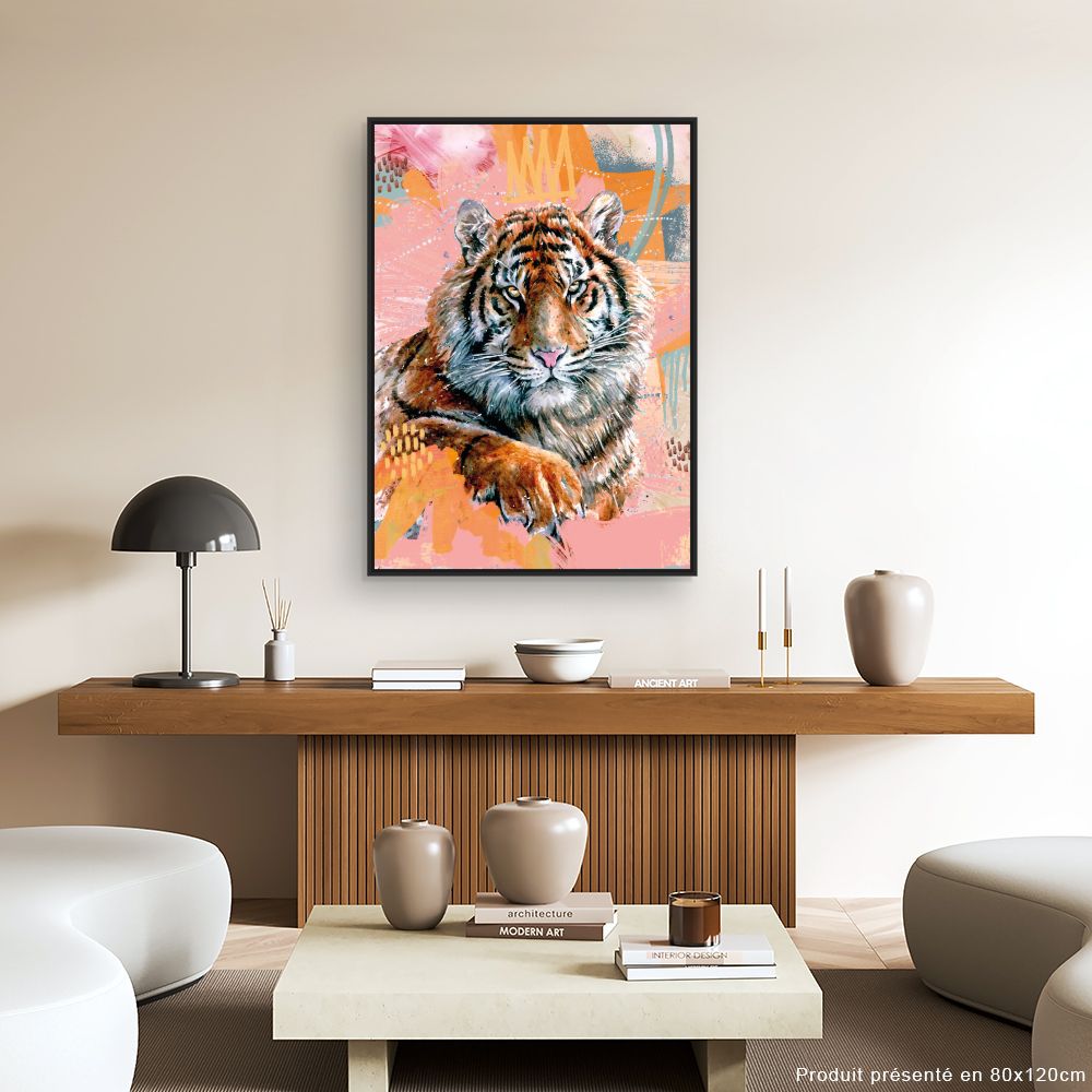 Tableau Tigre majestueux
