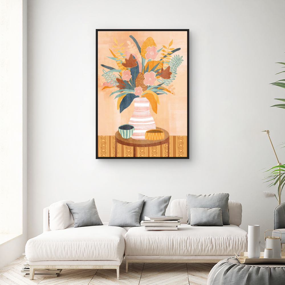 Tableau Bouquet floral artistique