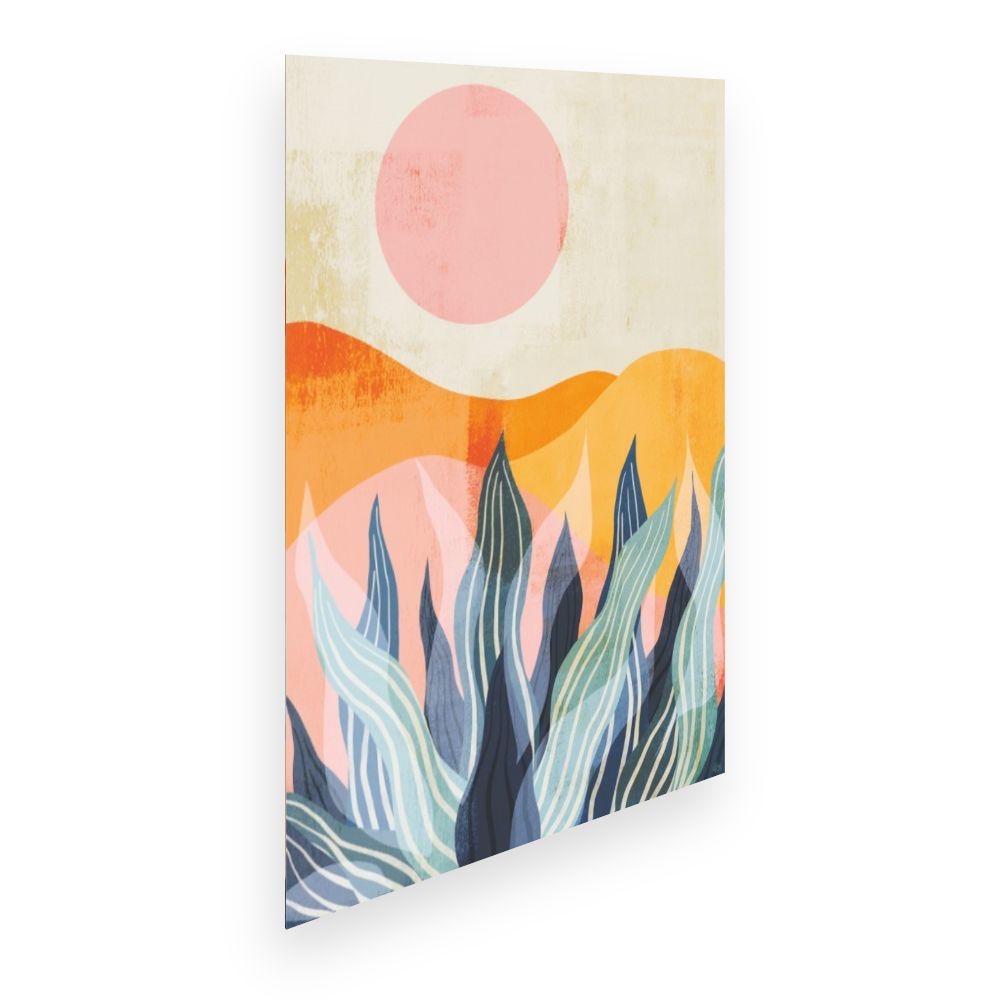 Affiche Coucher de soleil moderne