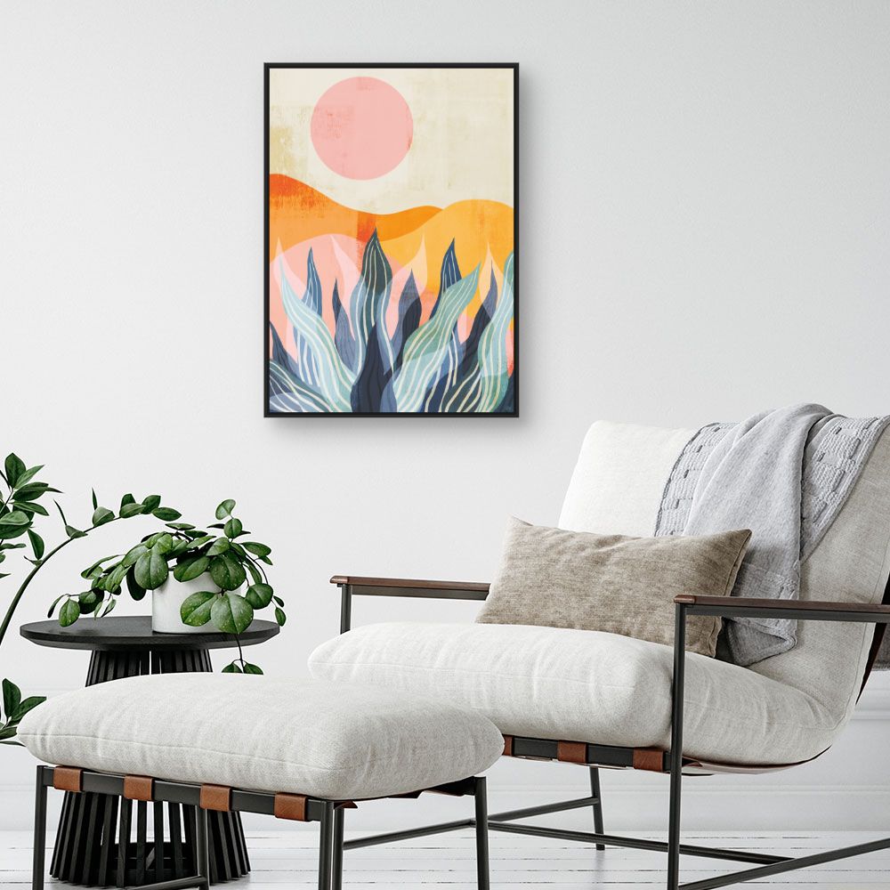 Tableau Paysage abstrait vibrant