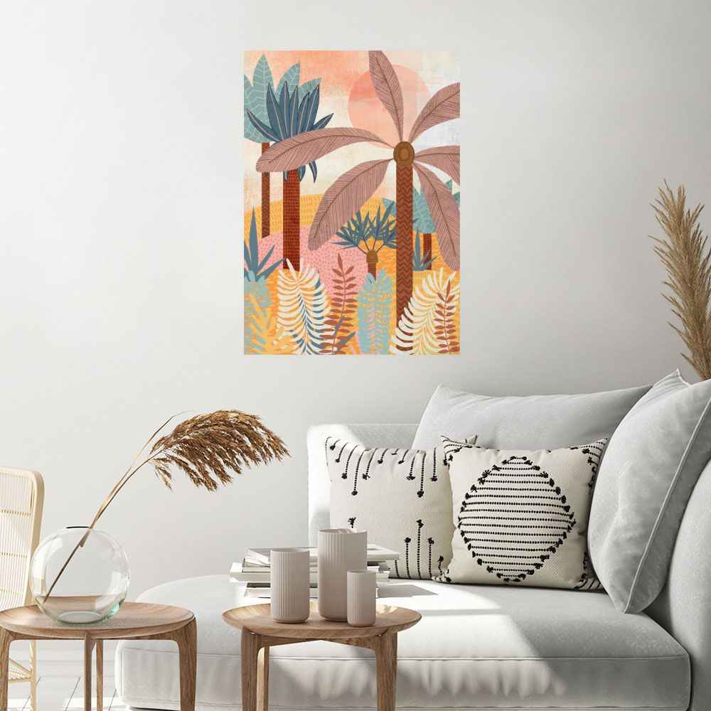 Affiche Palmiers exotiques