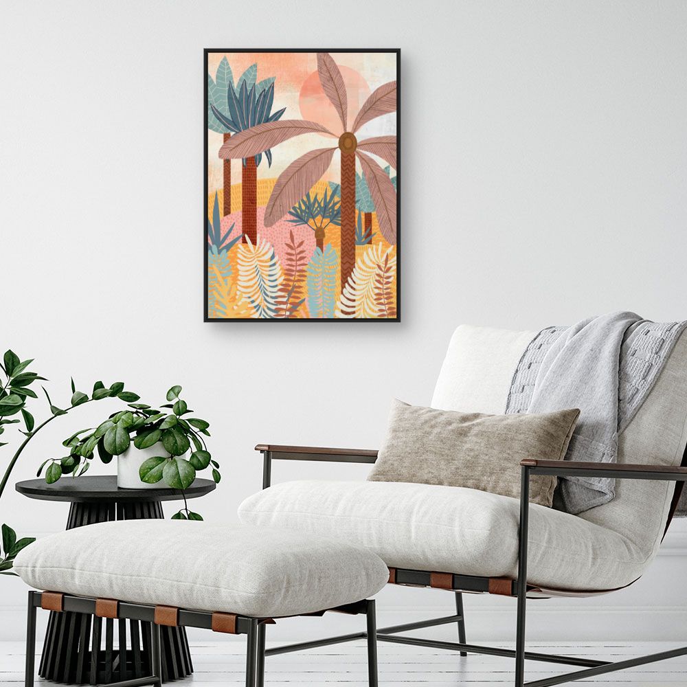 Tableau Forêt tropicale vibrante