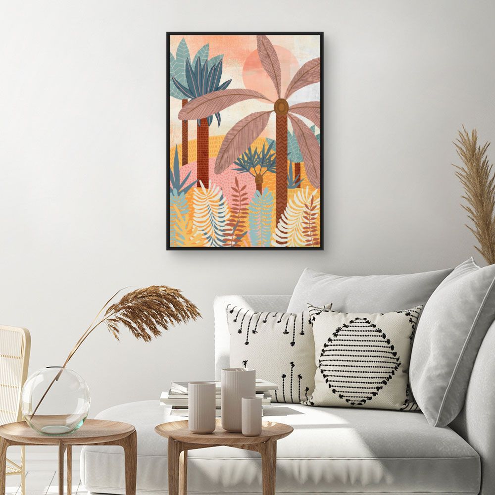 Tableau Forêt tropicale vibrante