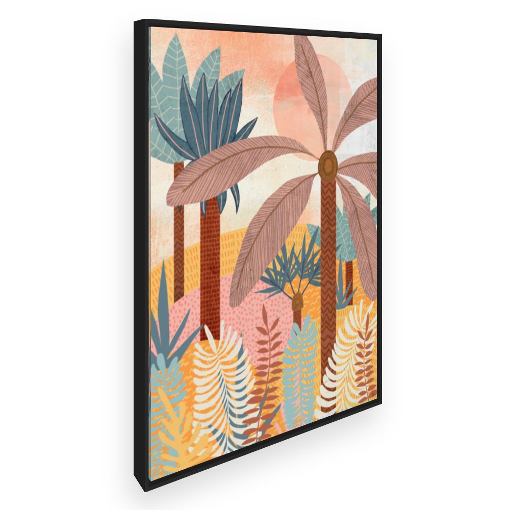Toile Forêt tropicale vibrante