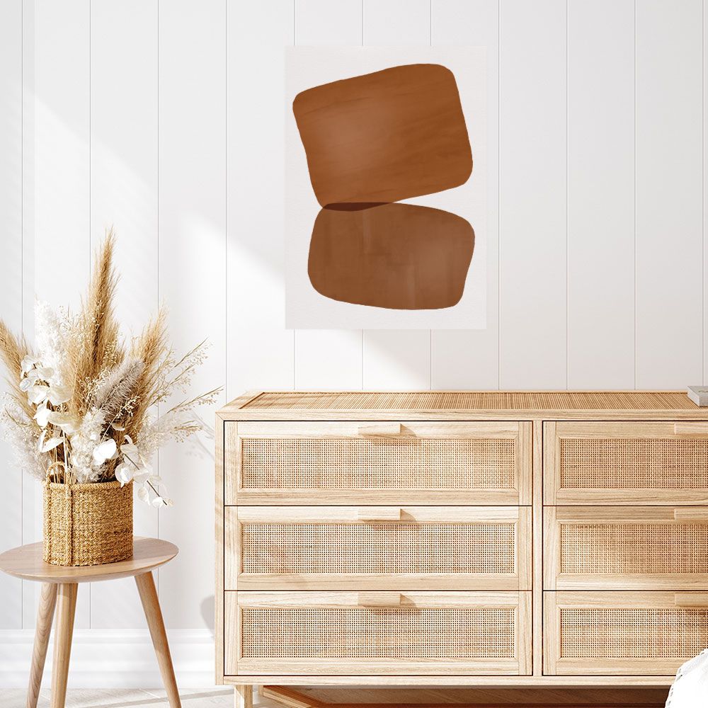 Affiche Formes géométriques équilibrées