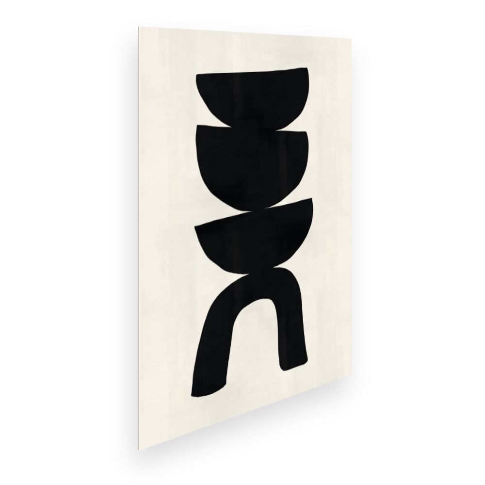 Affiche Formes empilées