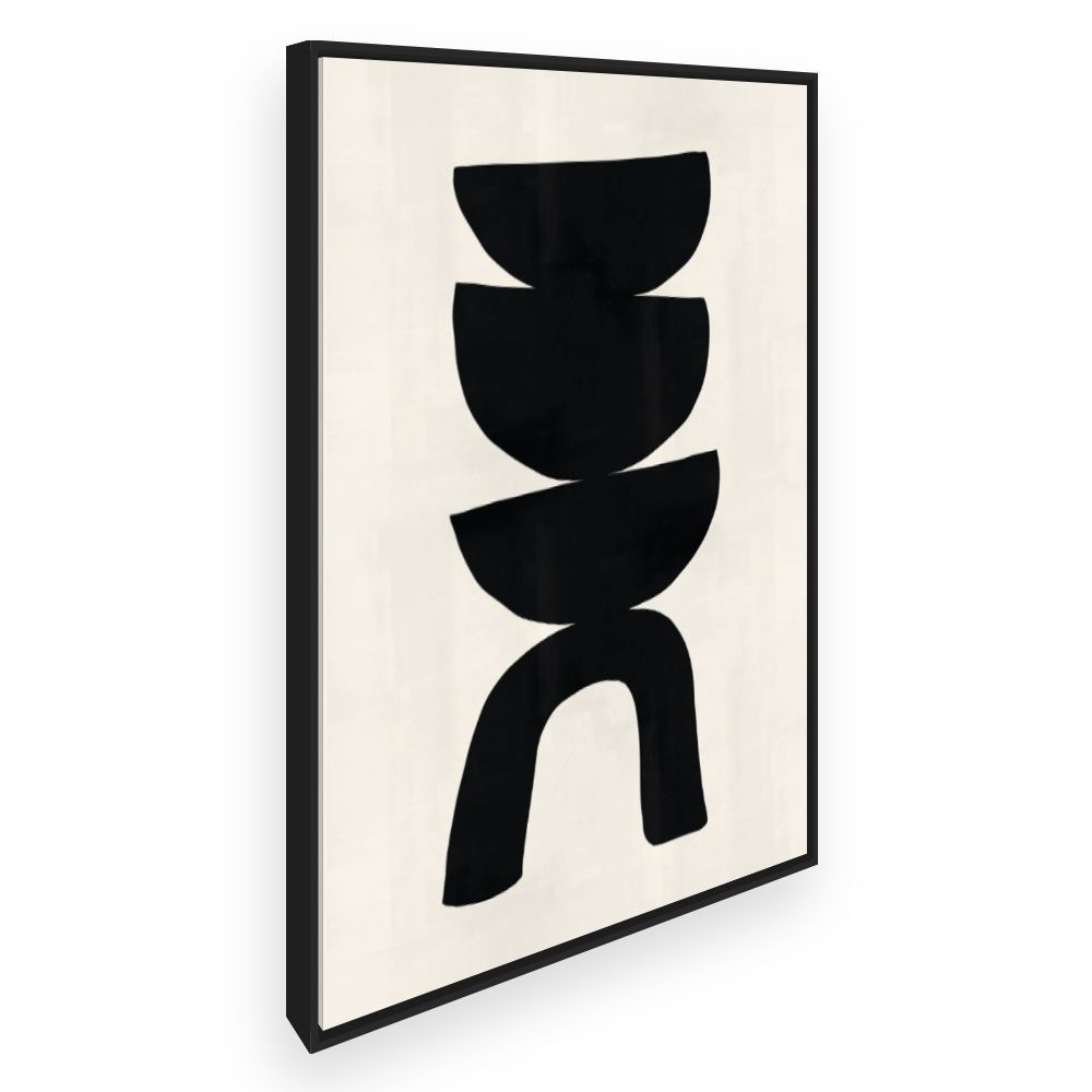 Toile Formes empilées modernes