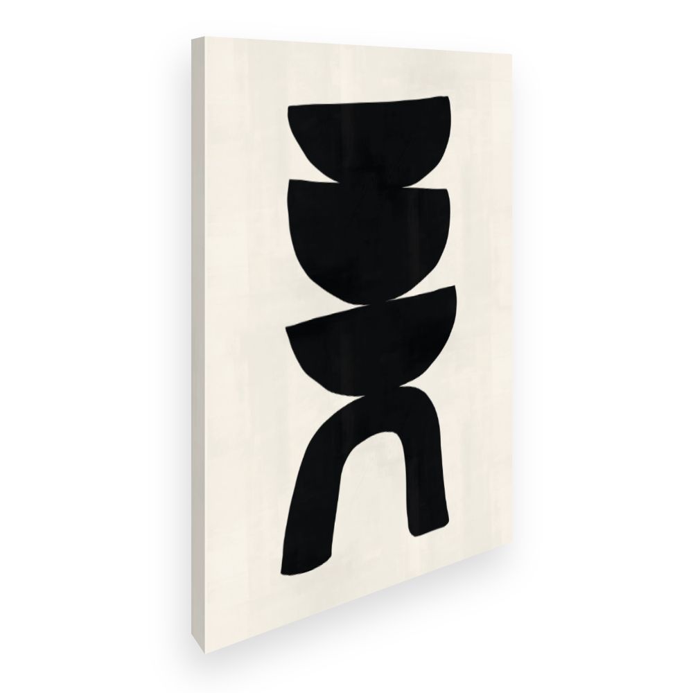 Toile Formes empilées modernes