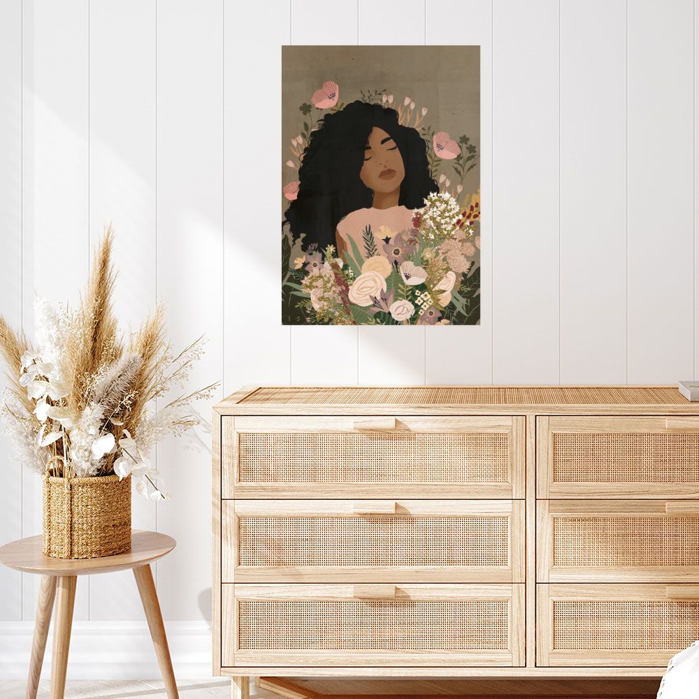 Affiche Floral poétique