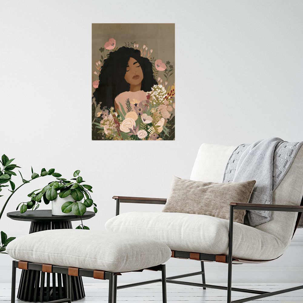 Affiche Floral poétique