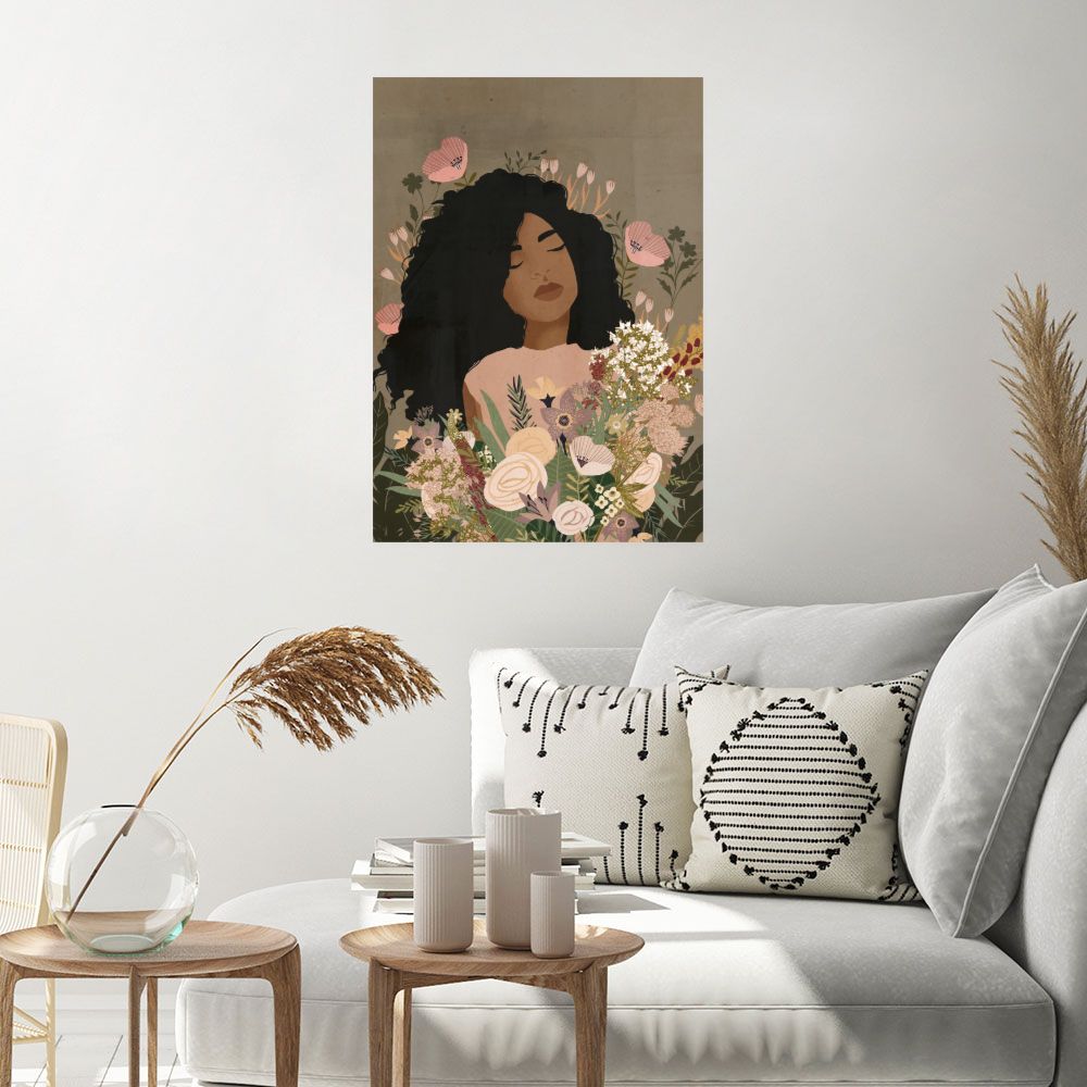 Affiche Floral poétique