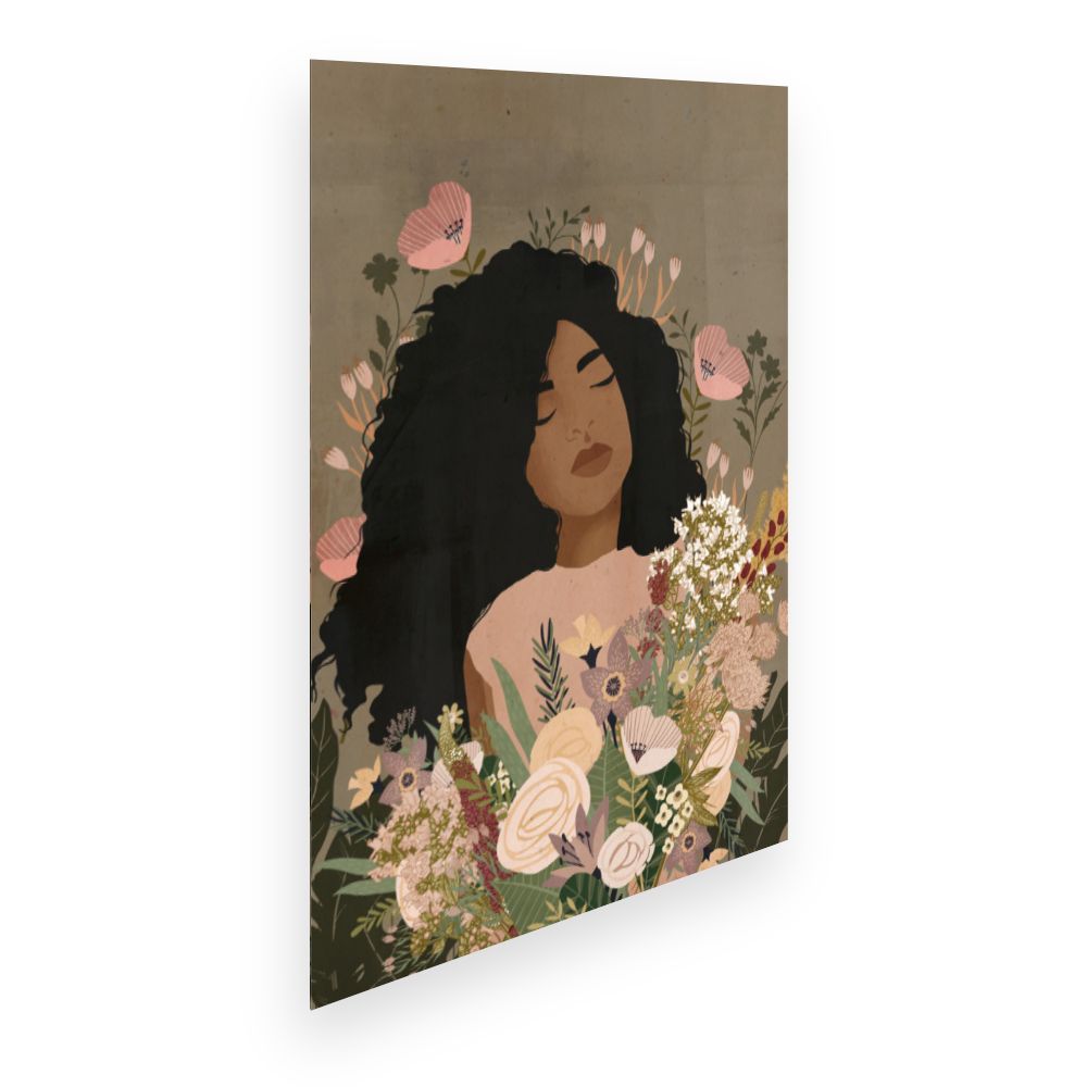 Affiche Floral poétique