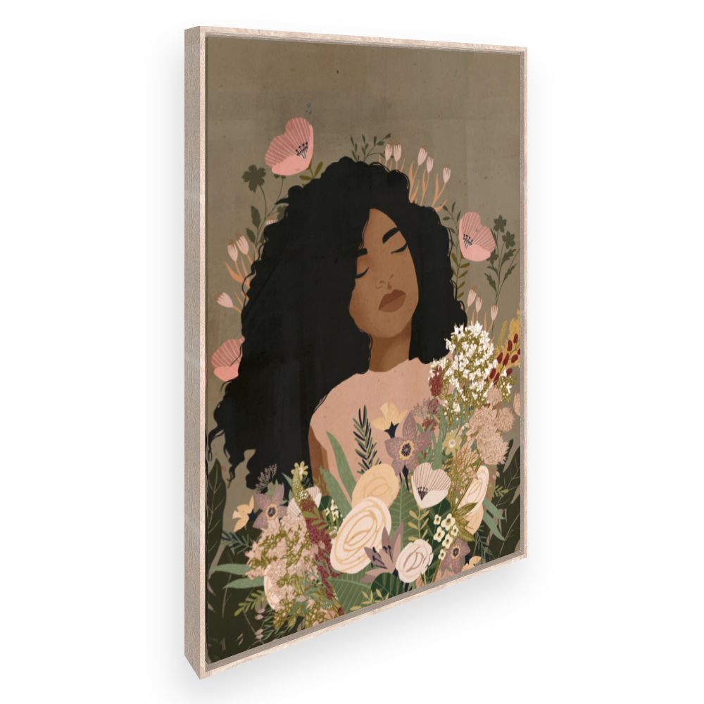 Toile Élégance florale