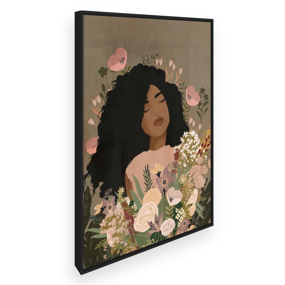 Toile Élégance florale