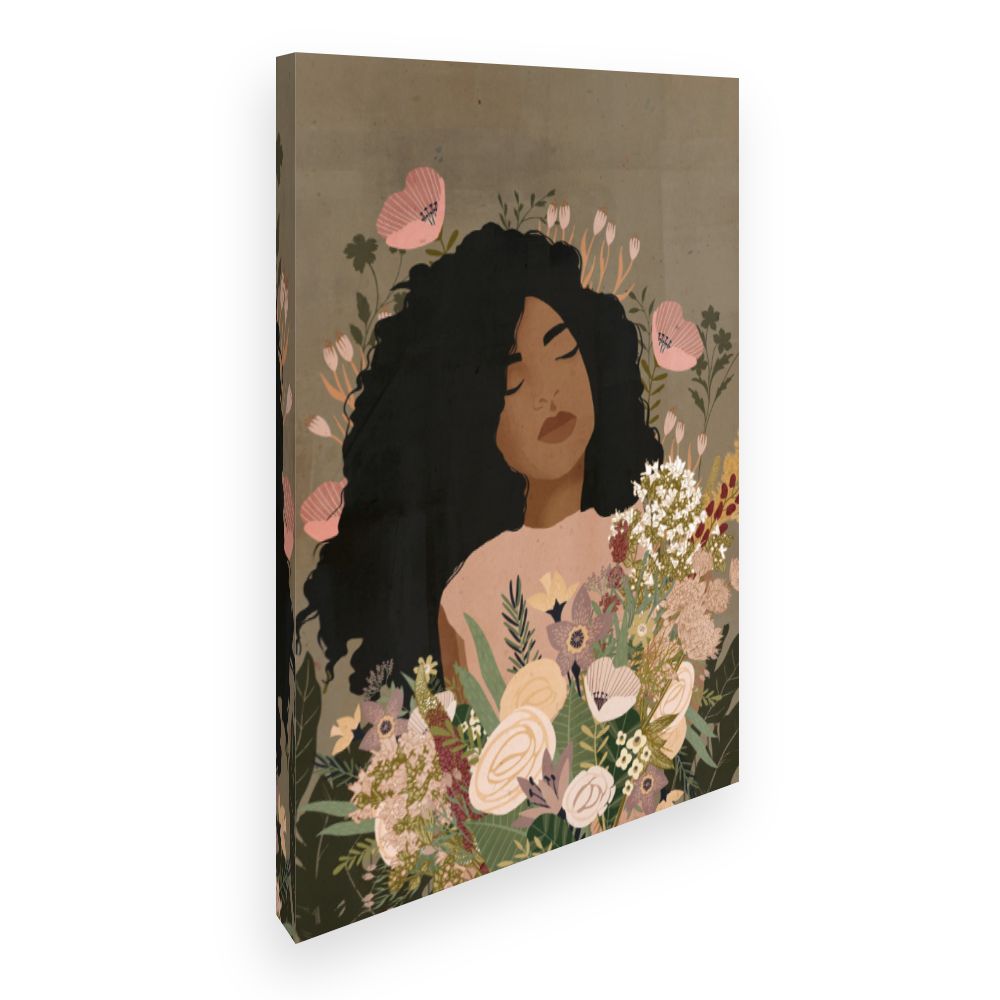 Toile Élégance florale