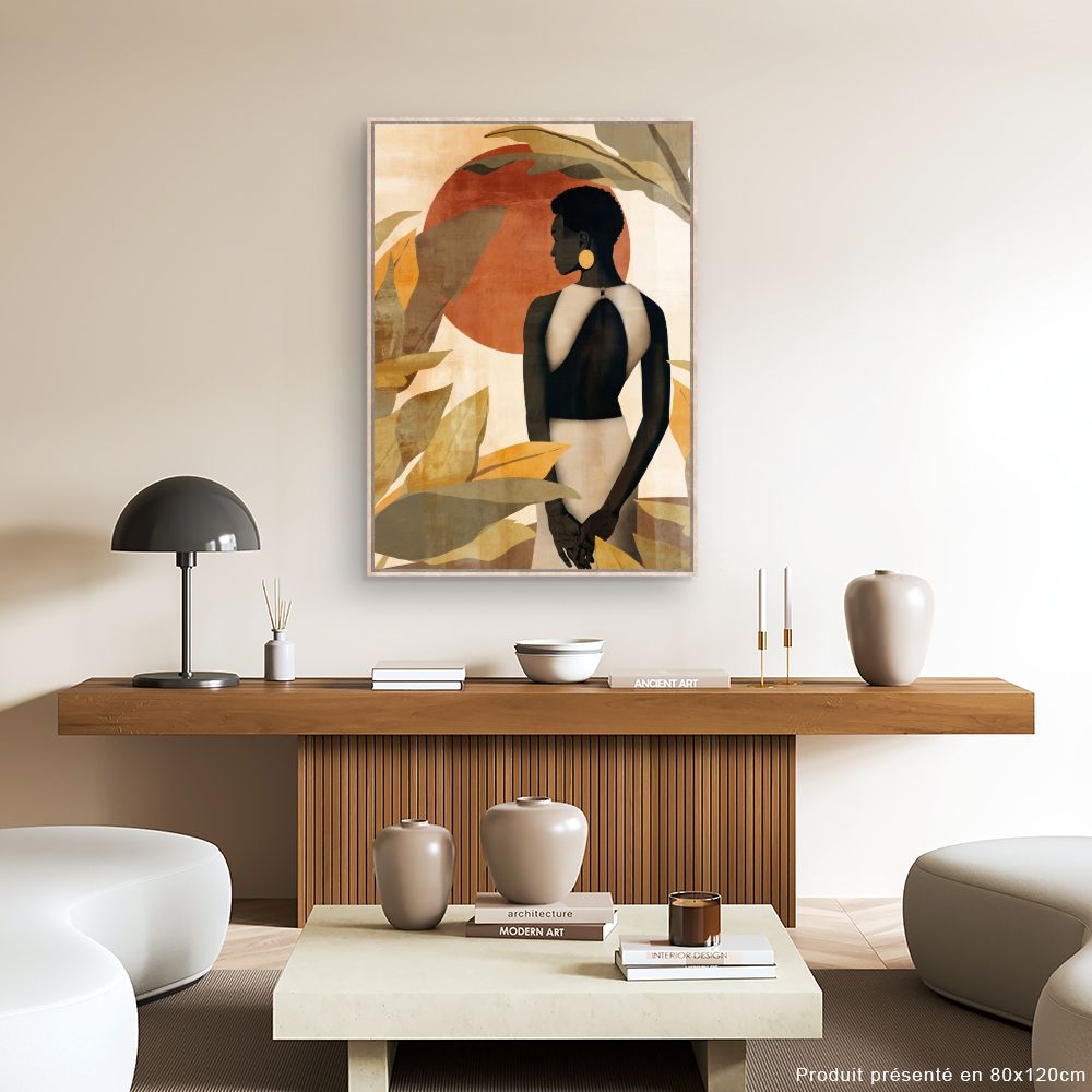 Tableau Silhouette élégante