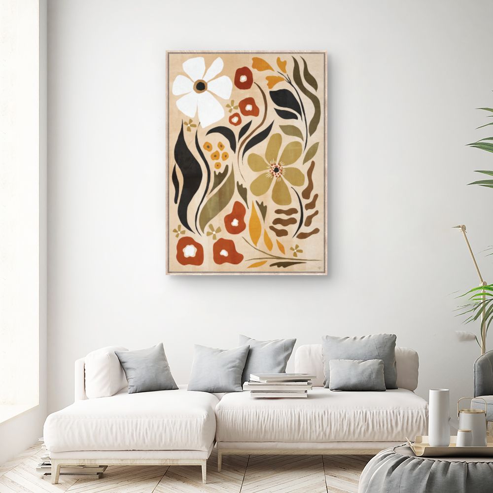 Tableau Fleurs abstraites élégantes