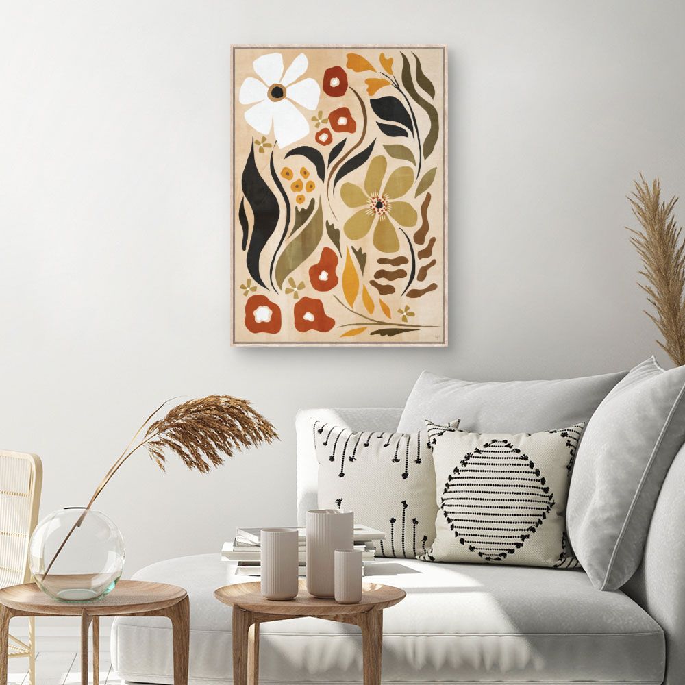 Tableau Fleurs abstraites élégantes