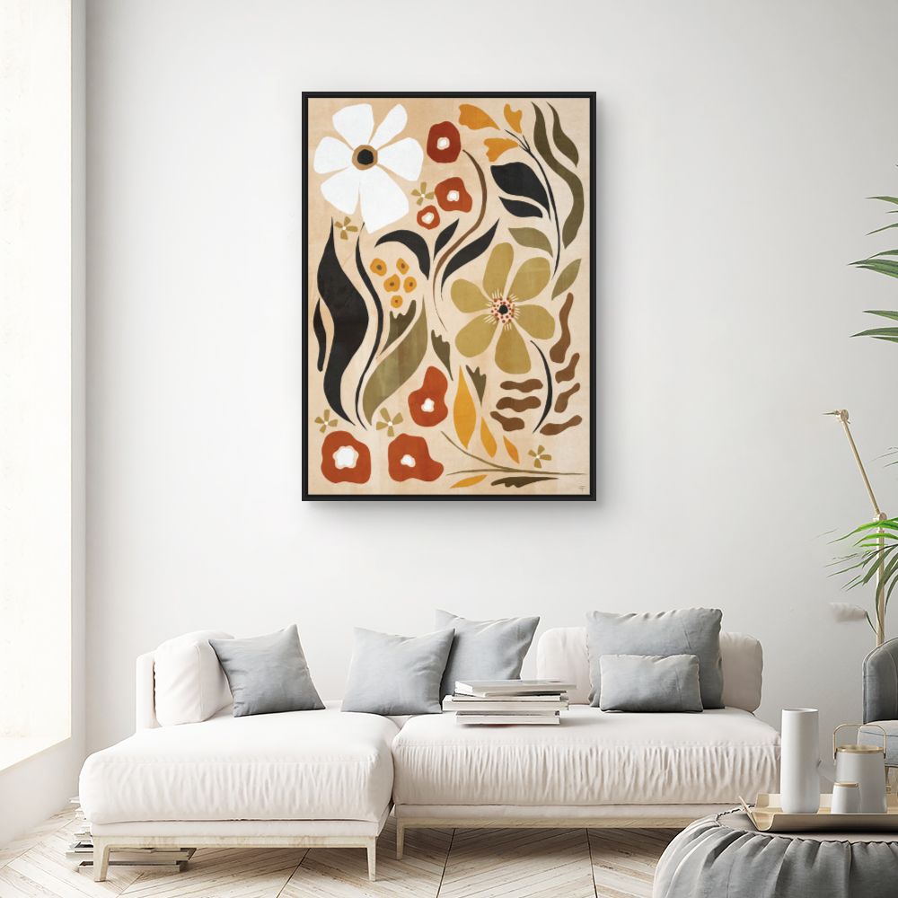 Tableau Fleurs abstraites élégantes