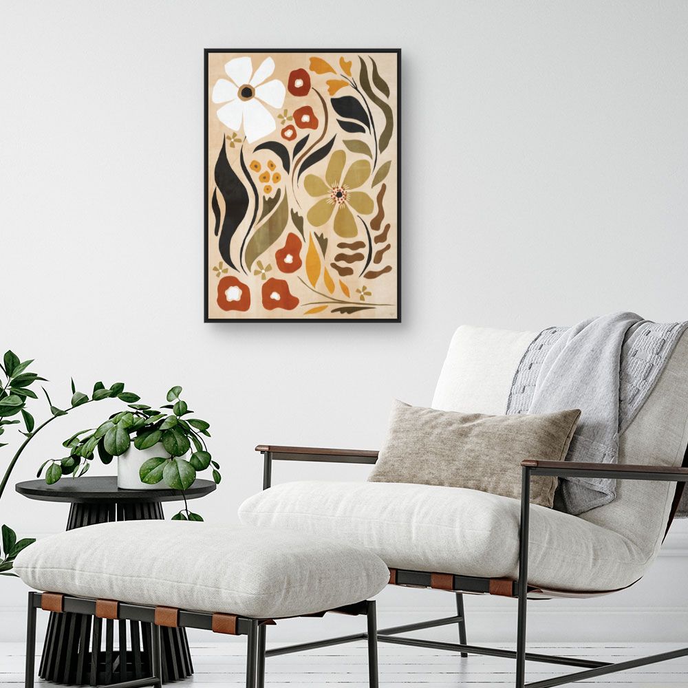 Tableau Fleurs abstraites élégantes
