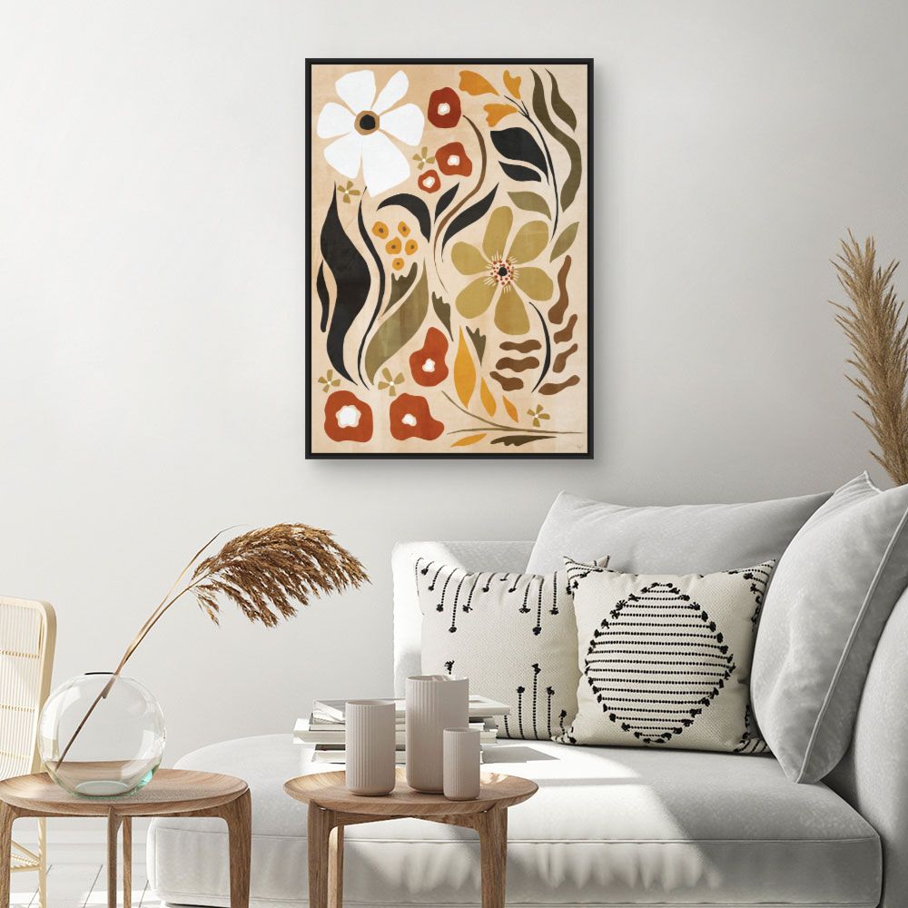 Tableau Fleurs abstraites élégantes