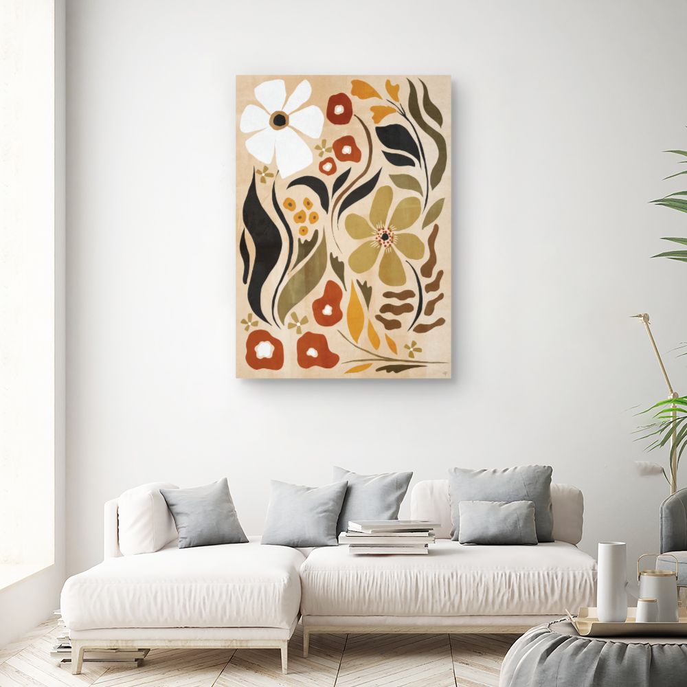 Tableau Fleurs abstraites élégantes