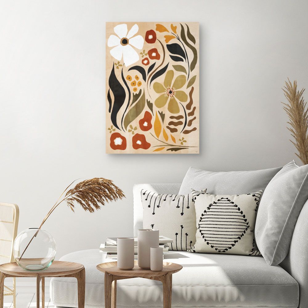 Tableau Fleurs abstraites élégantes