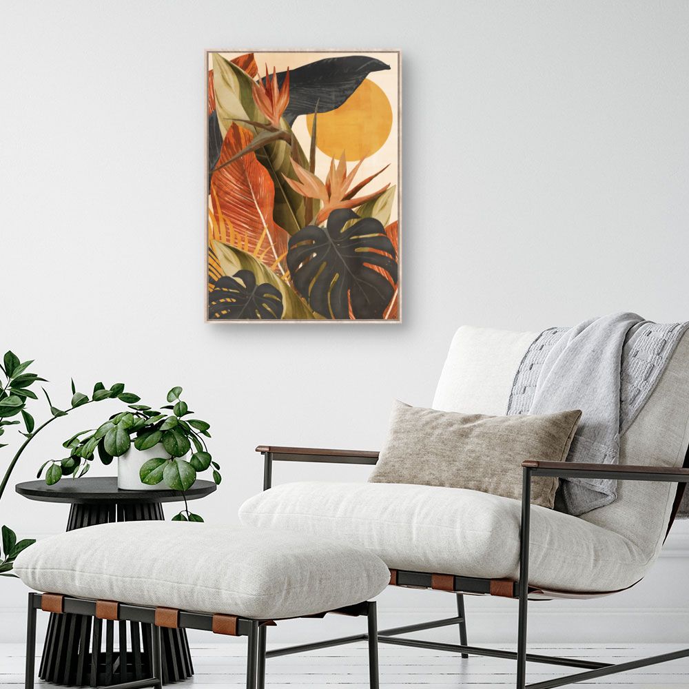 Tableau Feuillage tropical