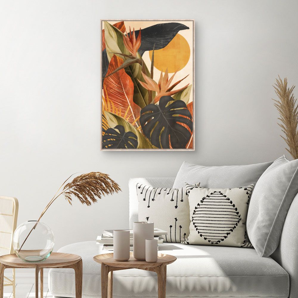 Tableau Feuillage tropical