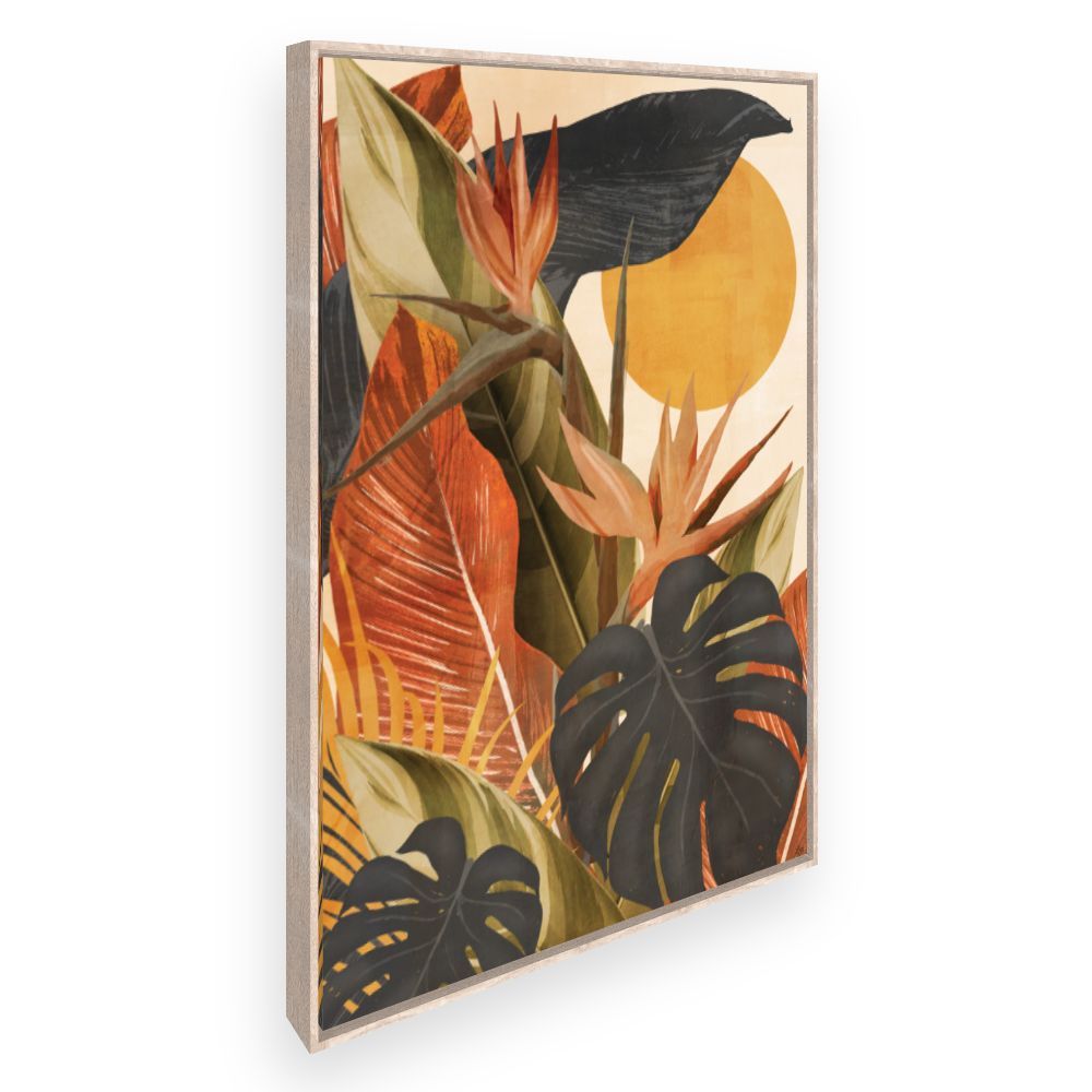 Toile Feuillage tropical