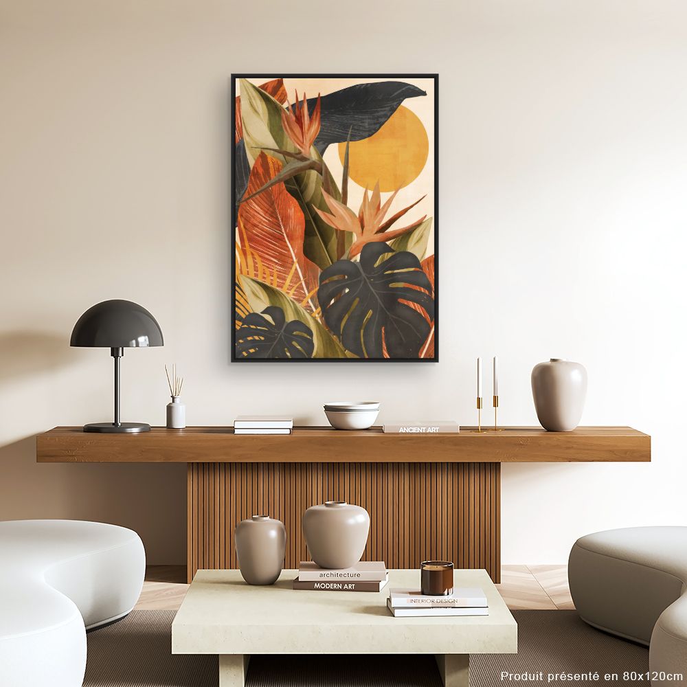 Tableau Feuillage tropical