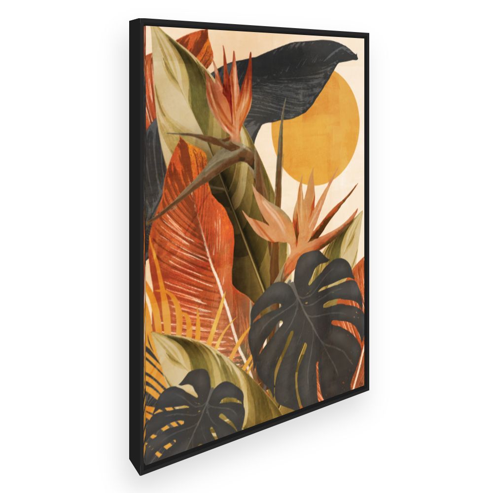 Toile Feuillage tropical