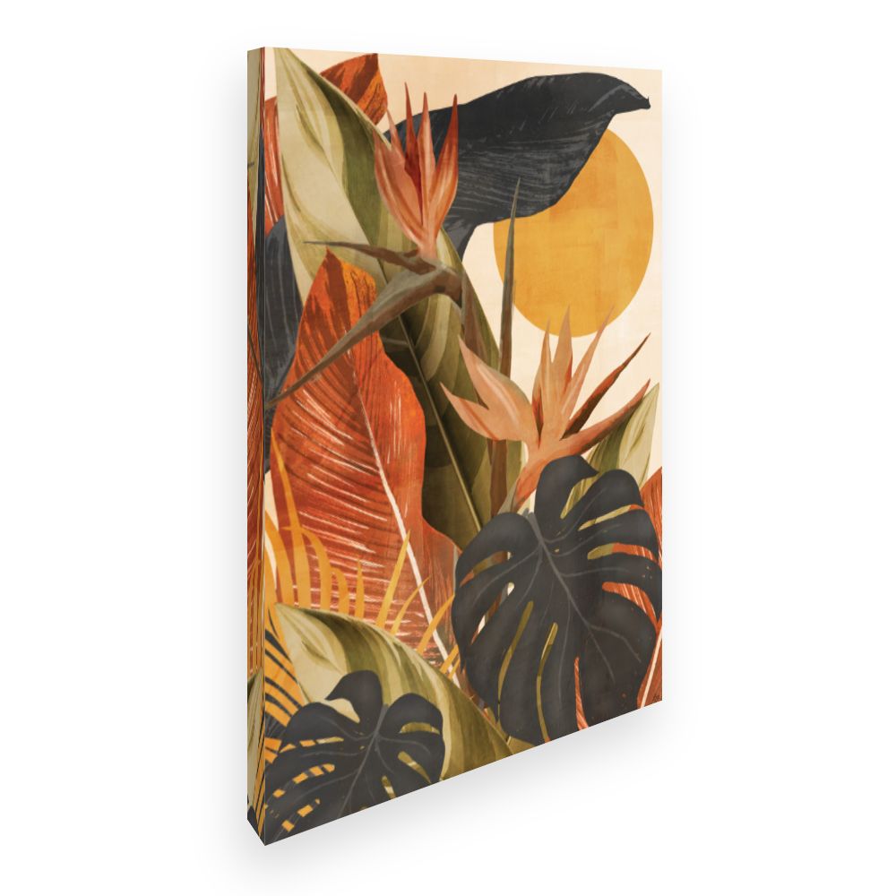 Toile Feuillage tropical